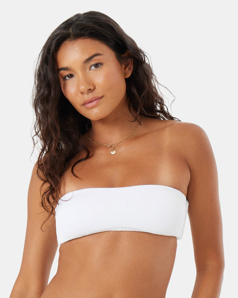 Rib Roxy Love Lace Bandeau Bikini Top - Roxy