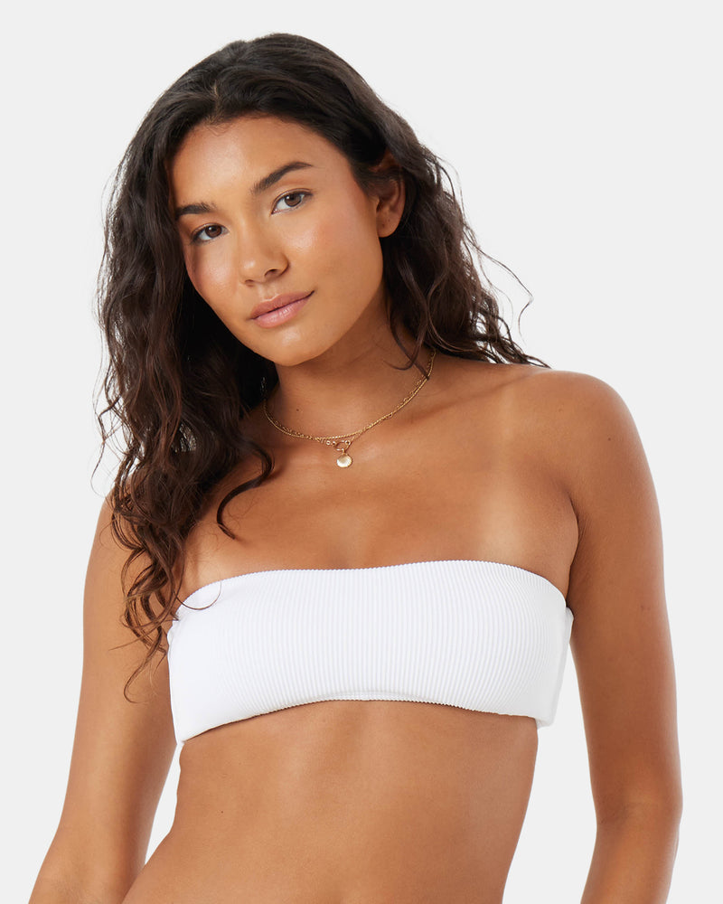 Rib Roxy Love Lace Bandeau Bikini Top - Roxy