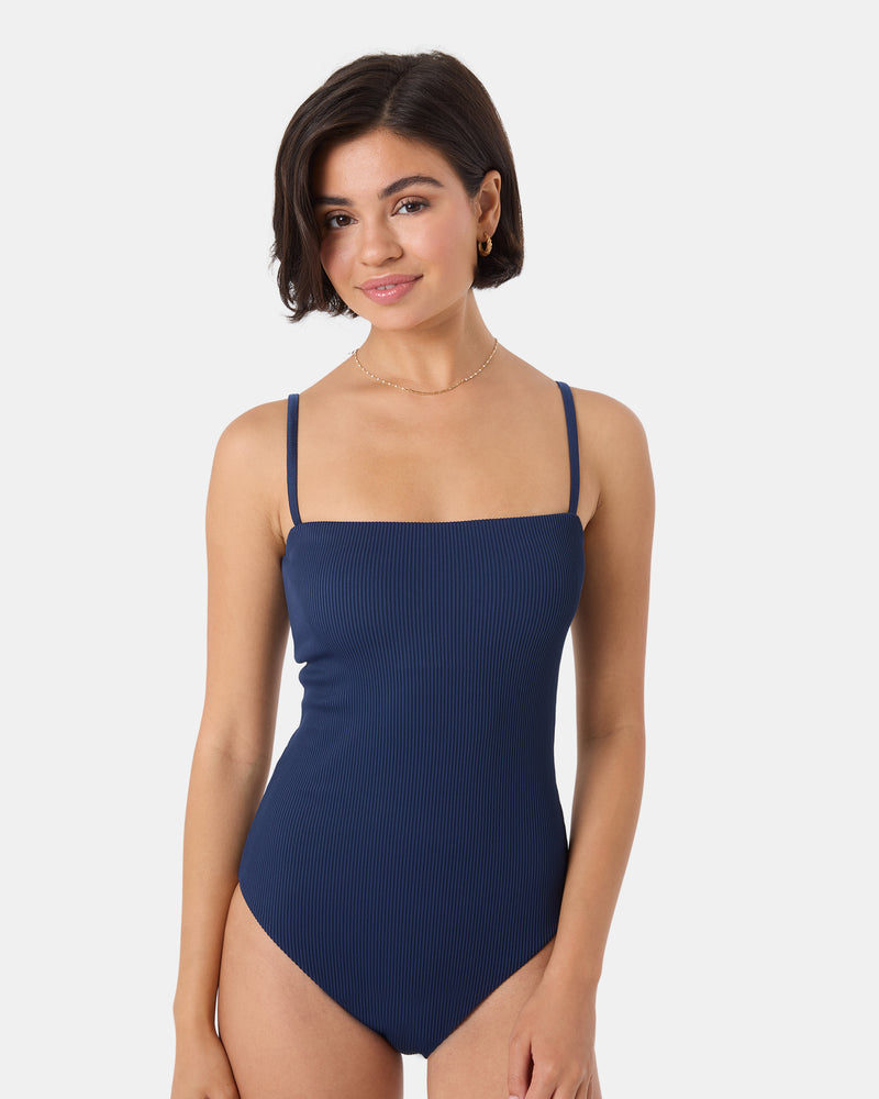 Rib Roxy Love Bandeau One Piece Swimsuit - Roxy