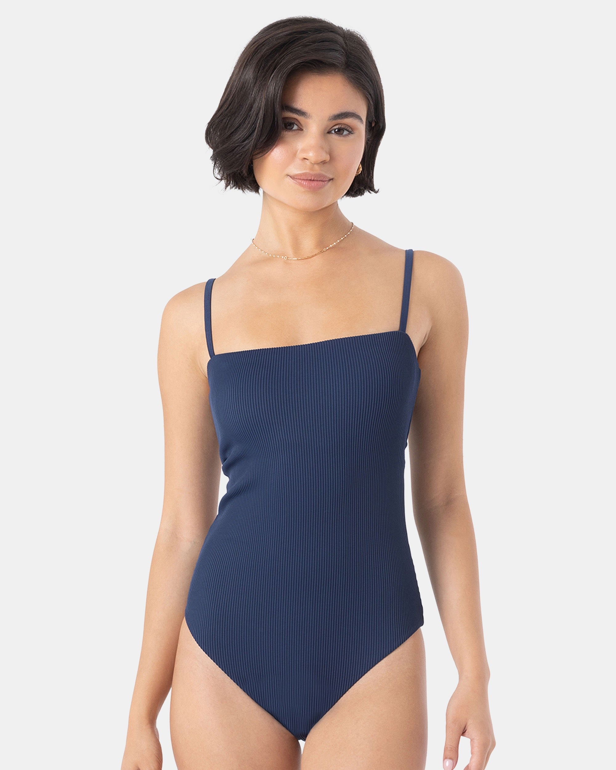 Rib Roxy Love Bandeau One Piece Swimsuit - Roxy