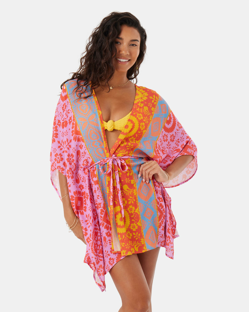 Wanderer Cover Up Kimono Cover Up Dress - Roxy