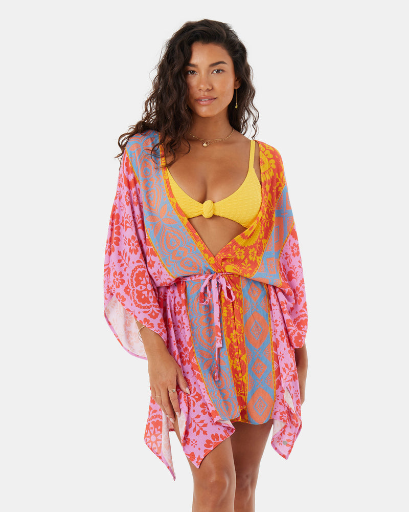 Wanderer Cover Up Kimono Cover Up Dress - Roxy