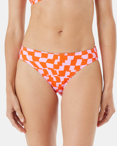 Checked Out Reversible Hipster Full Bikini Bottom - Roxy