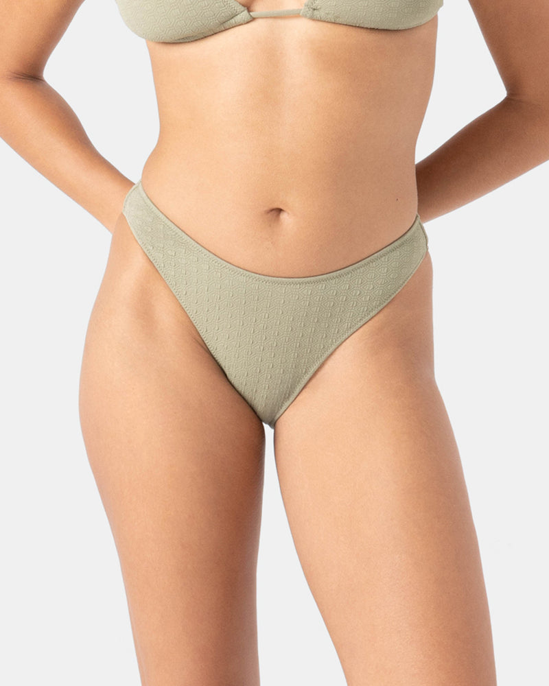 Haleiwa Scoop Cheeky Bikini Bottom - Roxy