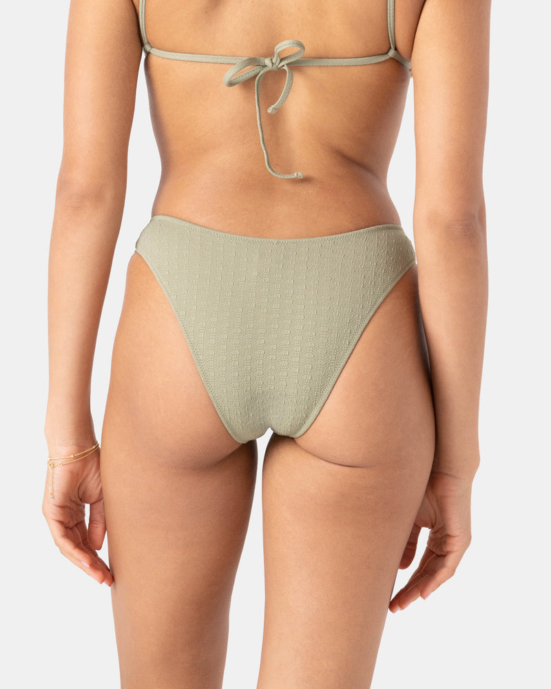 Haleiwa Scoop Cheeky Bikini Bottom - Roxy