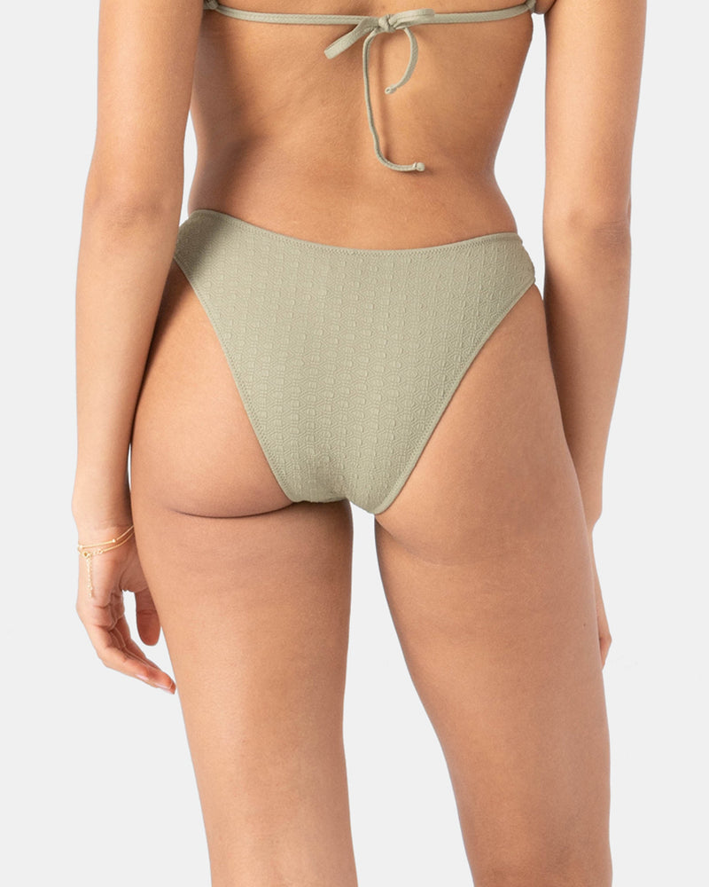 Haleiwa Scoop Cheeky Bikini Bottom - Roxy