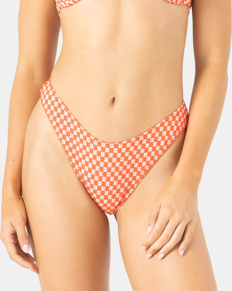 Flower Power Scoop Cheeky Bikini Bottom - Roxy