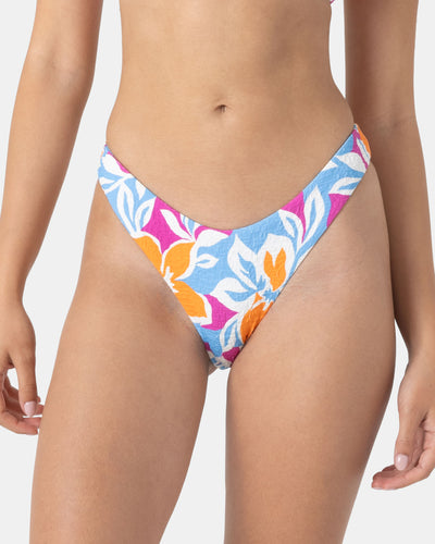 Topanga Canyon Scoop Cheeky Bikini Bottom - Roxy