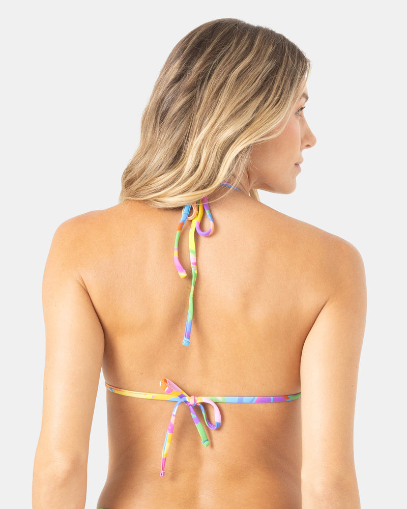 Heatwave Tiki Triangle Bikini Top - Roxy