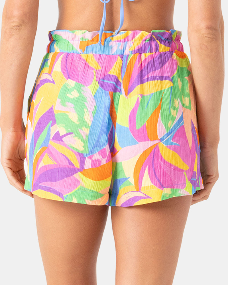 Heatwave Stoke Paper Bag Waist Short - Roxy