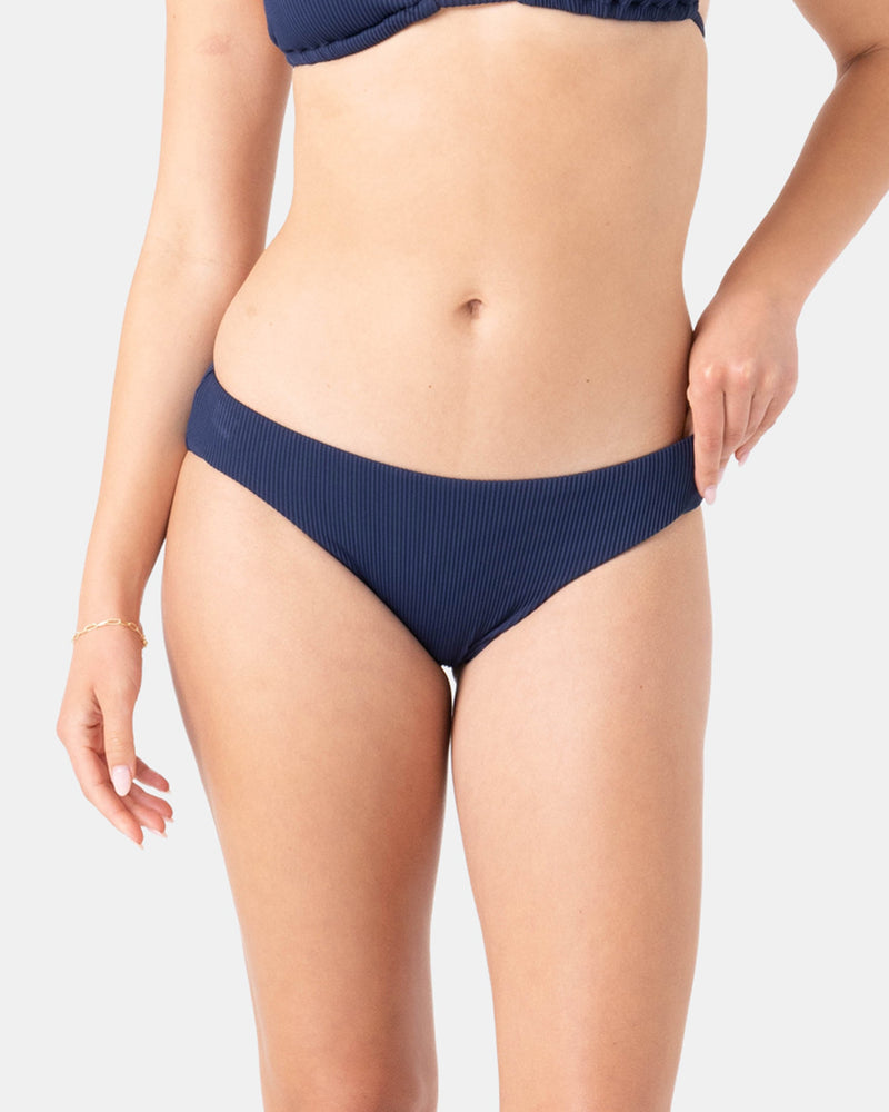 Rib Roxy Love Hipster Moderate Bikini Bottom - Roxy