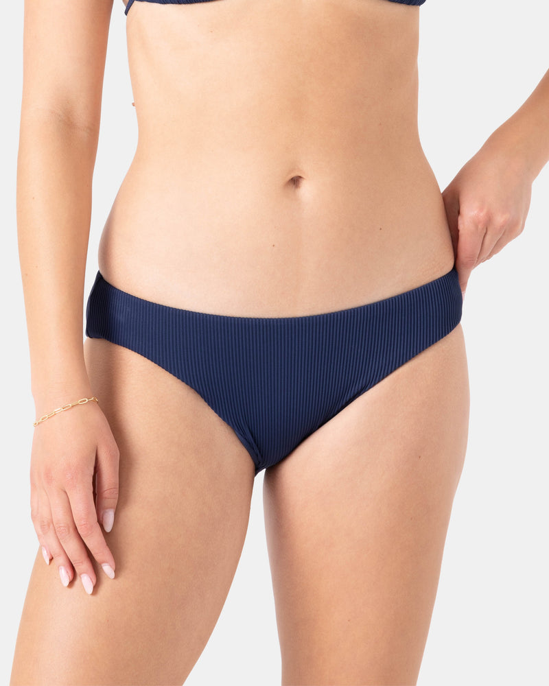Rib Roxy Love Hipster Moderate Bikini Bottom - Roxy