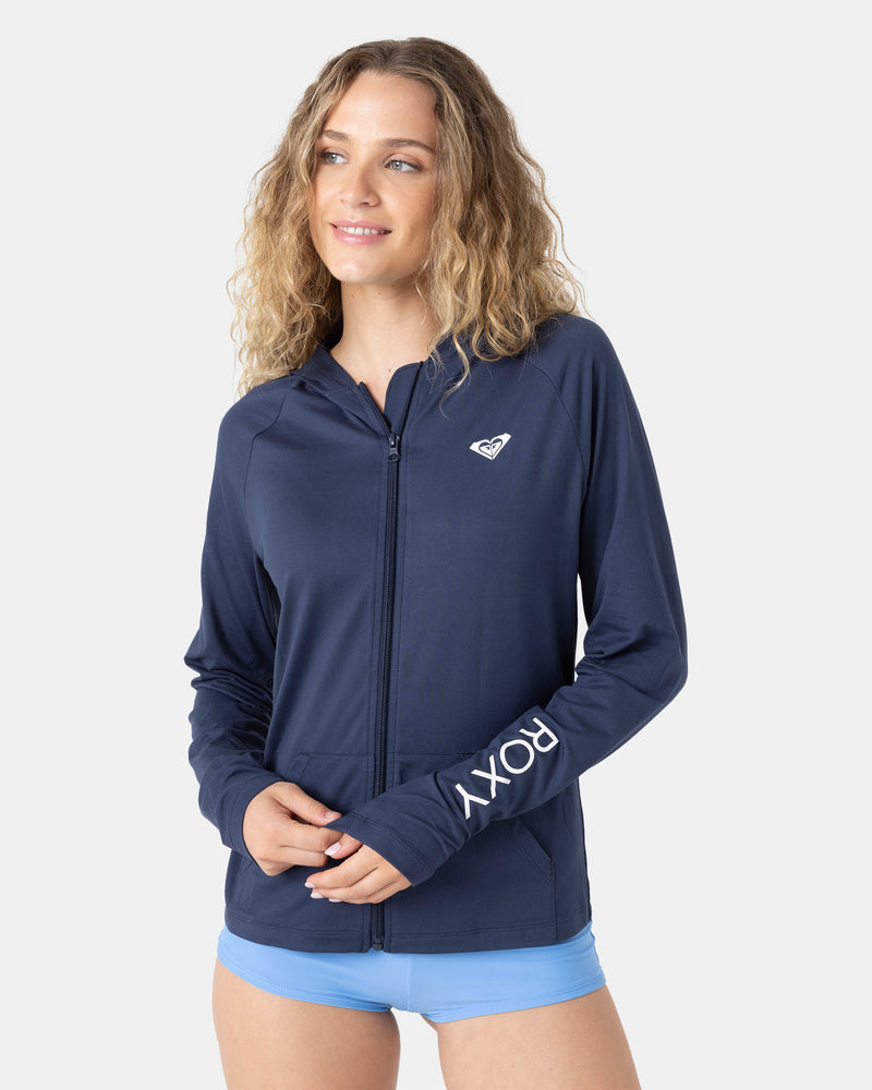 Long Sleeve Hoodie Zipped Rashguard - Roxy