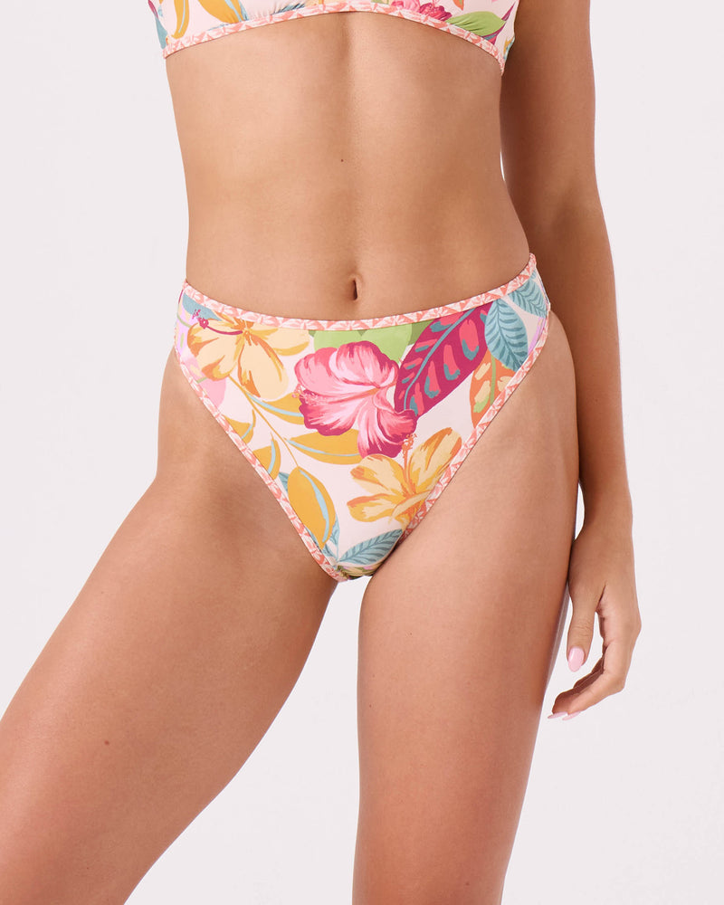 Hot Tropics Soul Searcher High Waist Mod Bikini Bottom - ROXY