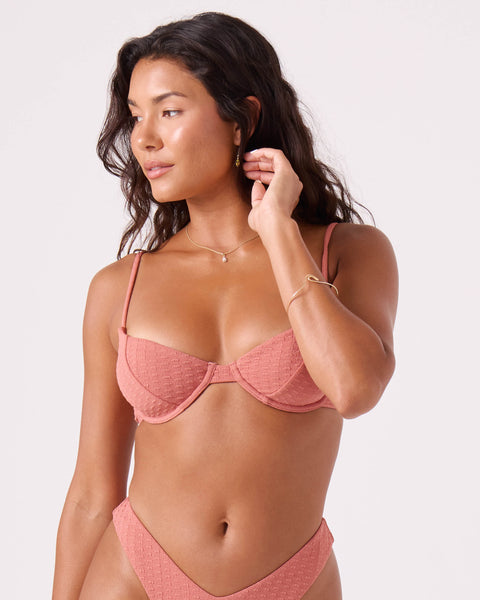 Haleiwa Demi Underwire Bikini Top - ROXY