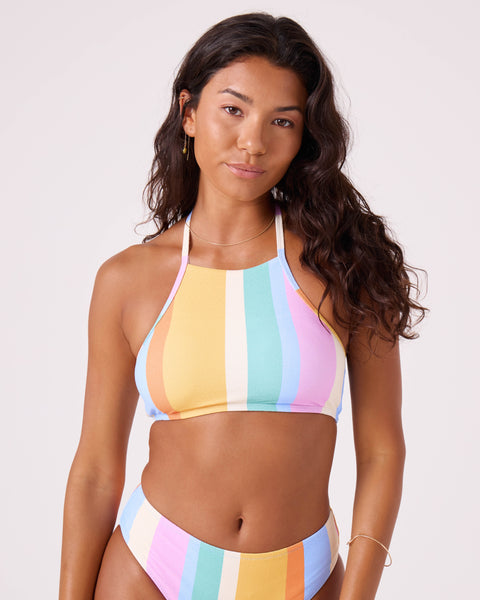 Go My Way High Neck Bikini Top - ROXY