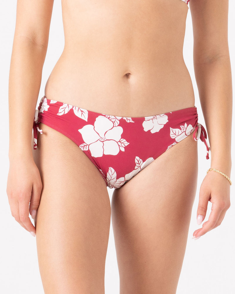Hibiscus Hideaway Hipster Lace Full Bikini Bottom - ROXY