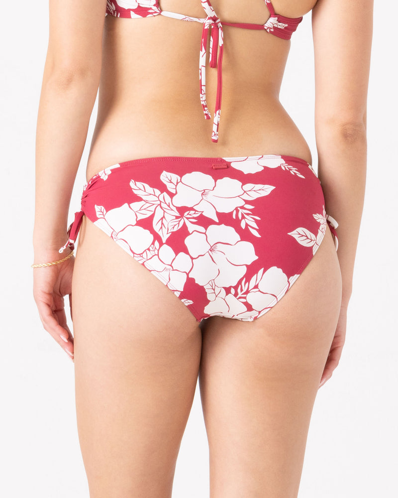 Hibiscus Hideaway Hipster Lace Full Bikini Bottom - ROXY