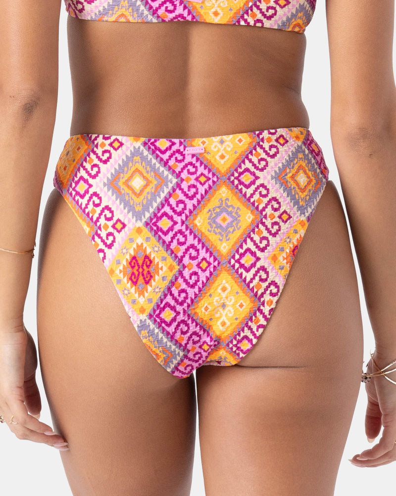 La Palma Midrise High Leg Bikini Bottom