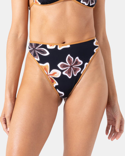 Playa Hermosa Reversible High Waist High Leg Bikini Bottom