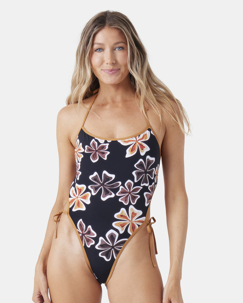 Playa Hermosa Reversible High Leg One Piece Swimsuit