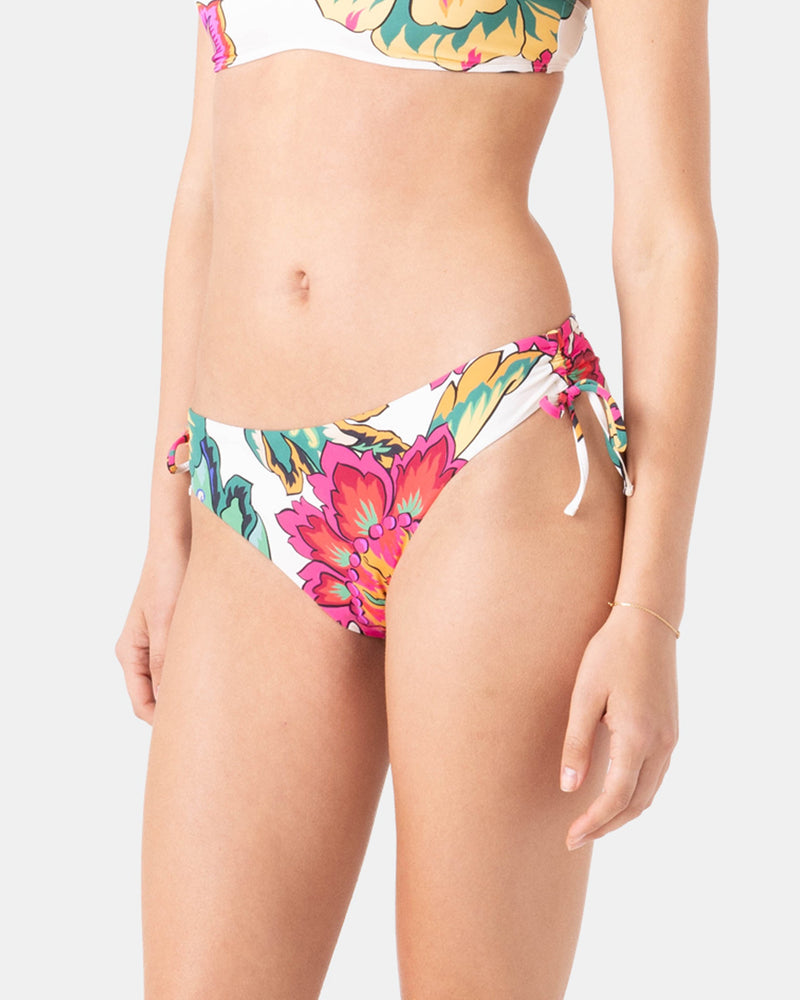 Beach Blossom Lace Side Full Bikini Bottom - Roxy