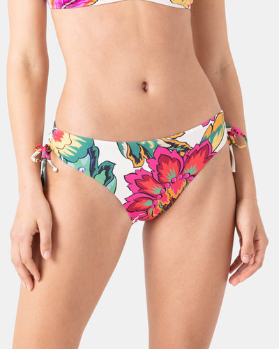 Beach Blossom Lace Side Full Bikini Bottom - Roxy