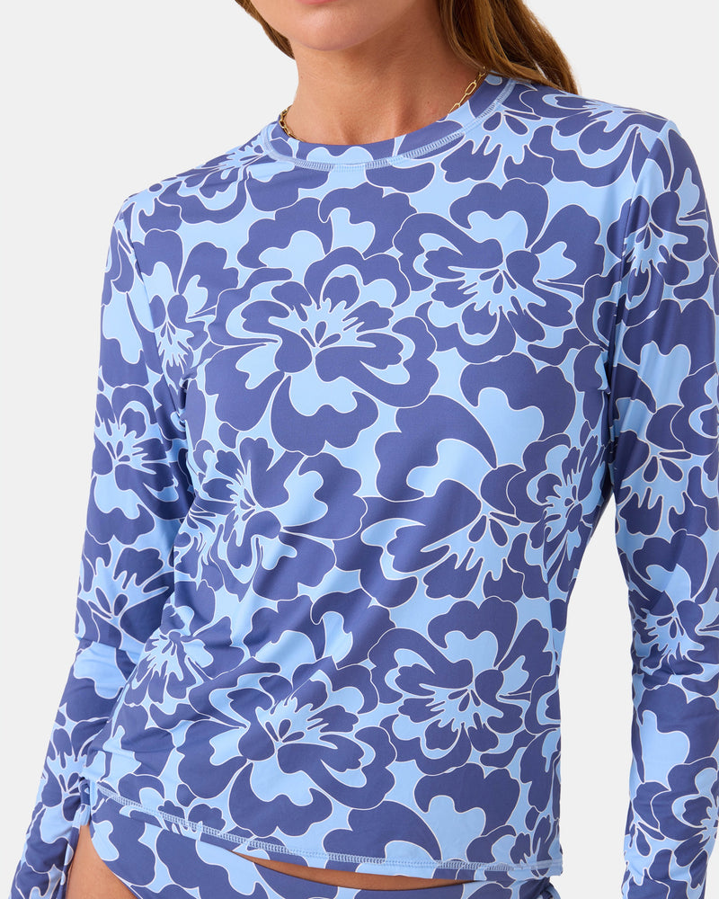 Tropic Drift Sea Skippin Long Sleeve Rashguard - Roxy