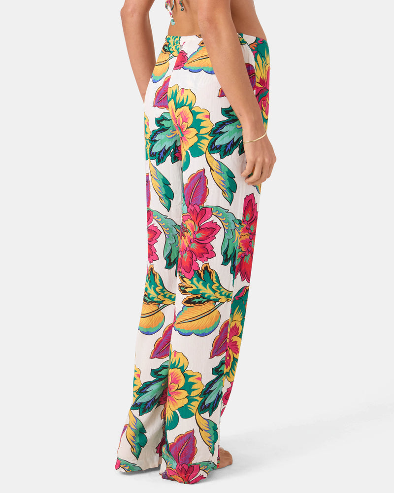 Beach Blossom Tie Front Cover Up Pant - Roxy