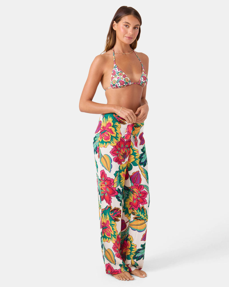 Beach Blossom Tie Front Cover Up Pant - Roxy