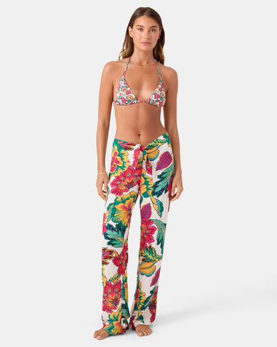 Beach Blossom Tie Front Cover Up Pant - Roxy