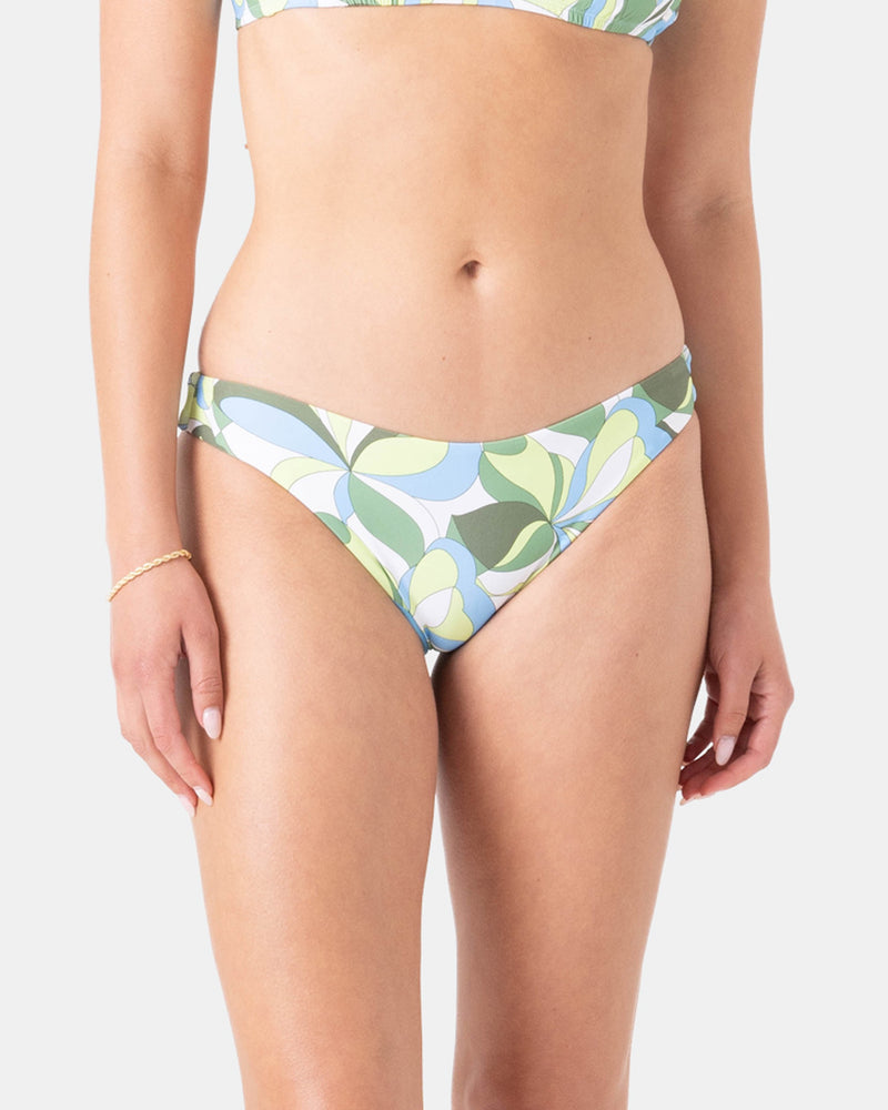 Surf Break Shirred Hipster Cheeky Bikini Bottom - Roxy