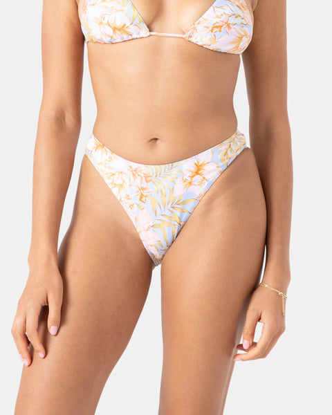 Tropical Scoop Cheeky Bikini Bottom - Roxy