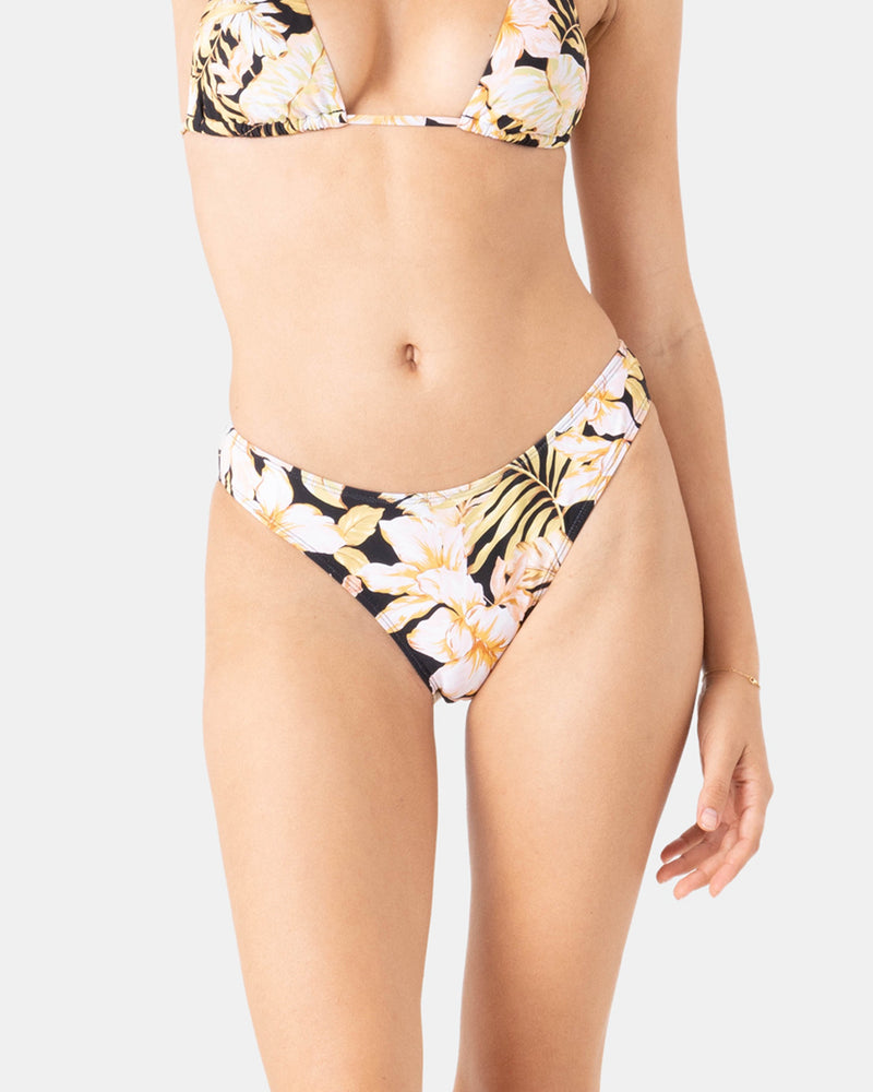Tropical Scoop Cheeky Bikini Bottom - Roxy