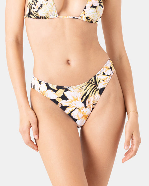 Tropical Scoop Cheeky Bikini Bottom - Roxy