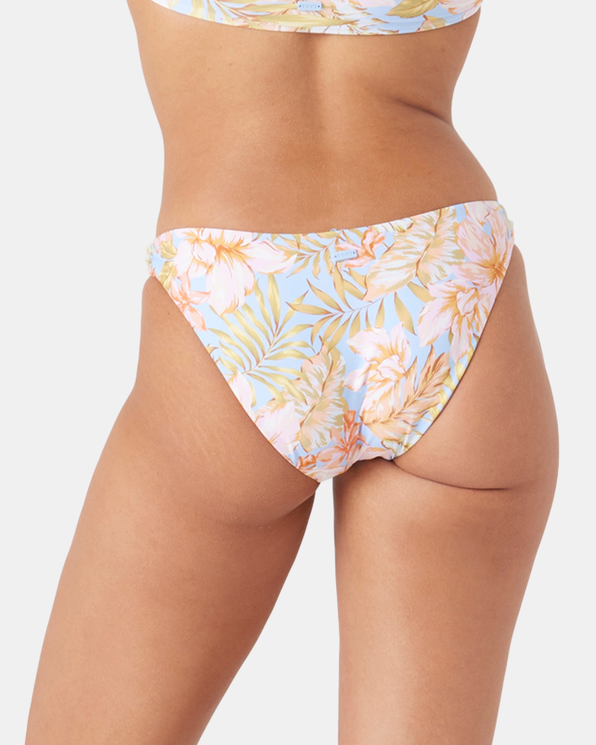 Tropical  英語版 Tropical Hipster Lace Side Full Bikini Bottom - Roxy