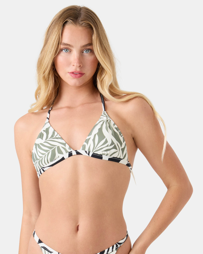 Surfer's Paradise Reversible Fixed Triangle Bikini Top - Roxy