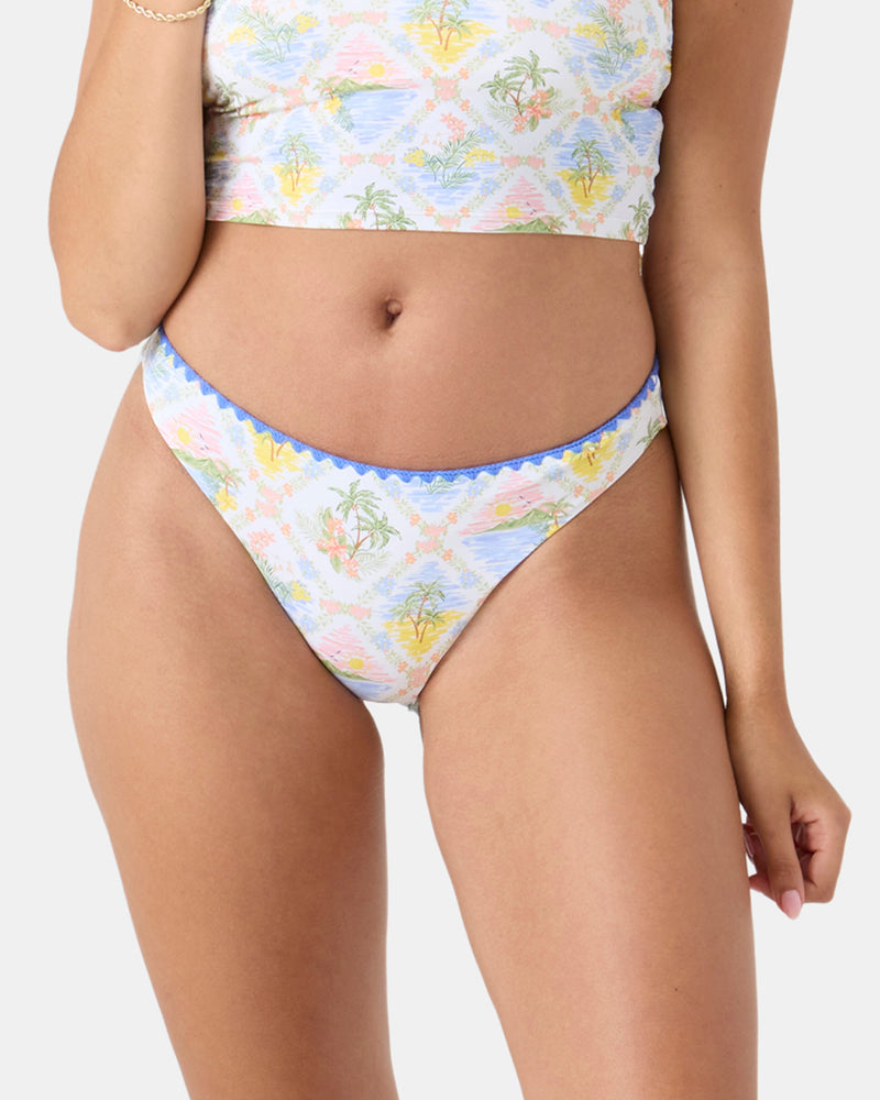 Catch My Drift Hipster Full Bikini Top - Roxy