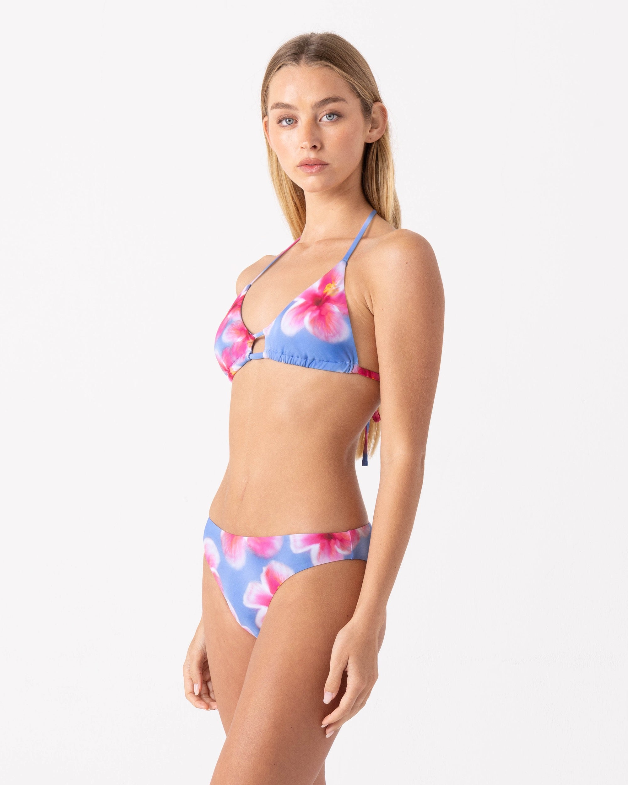 Hibiscus Daze Adjustable Bralette Bikini Top - Roxy