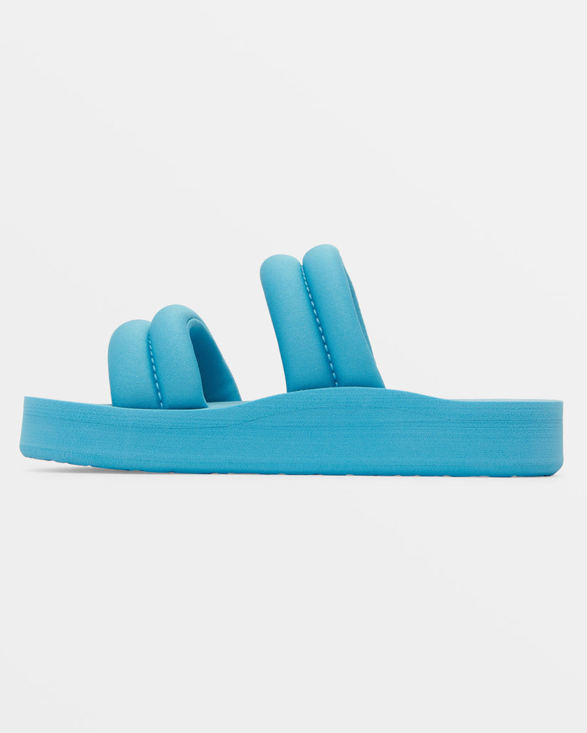 Girls 4-16 Totally Tubular Slide Sandals - Aqua