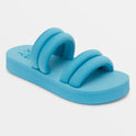 Girls 4-16 Totally Tubular Slide Sandals - Aqua