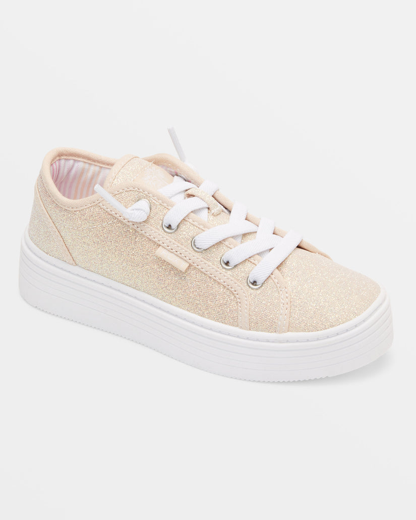Girls 4-16 Sheilahh Lace-Up Shoes - Tan