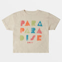 Girls 4-16 Para Paradise Oversized T-Shirt - Egret