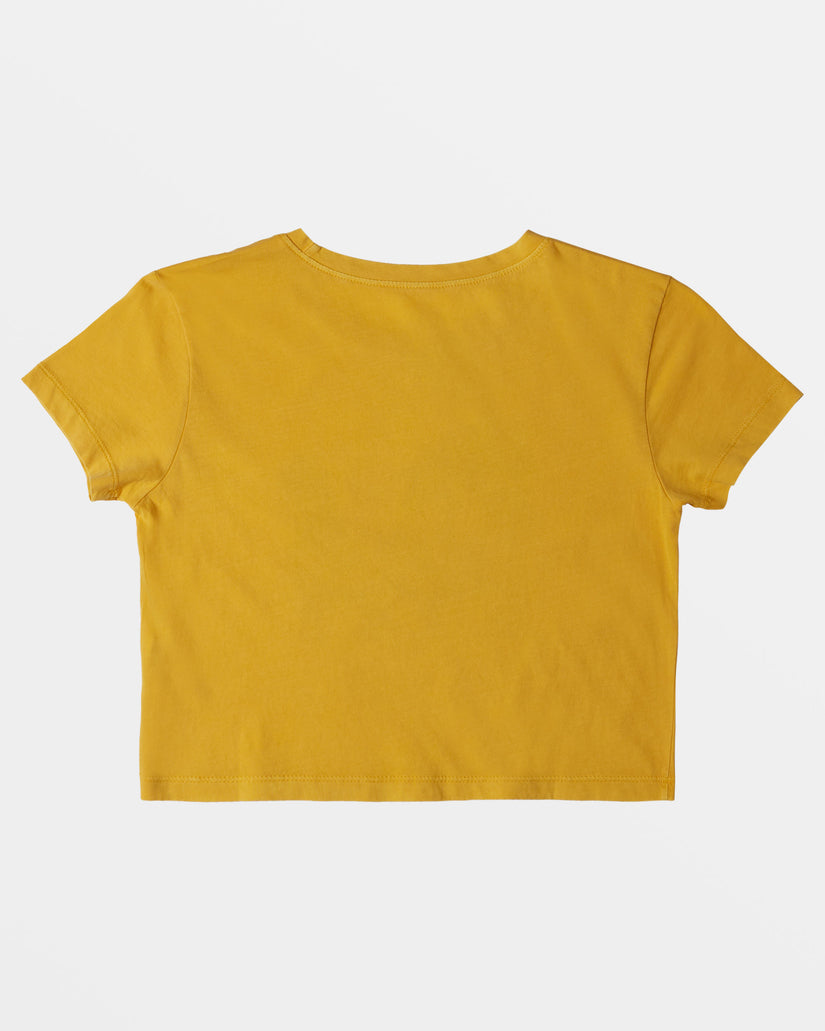 Girls 4-16 Palm Springs Cropped T-Shirt - Mimosa
