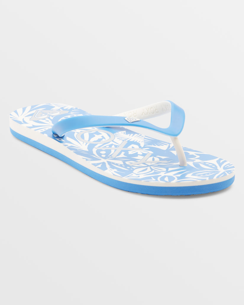 Tahiti Flip-Flops - Blue Jay/White