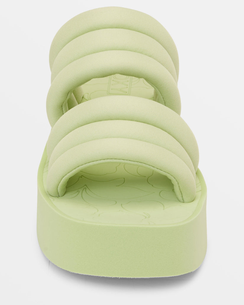 Totally Tubular Slide Sandals - Pistachio Green