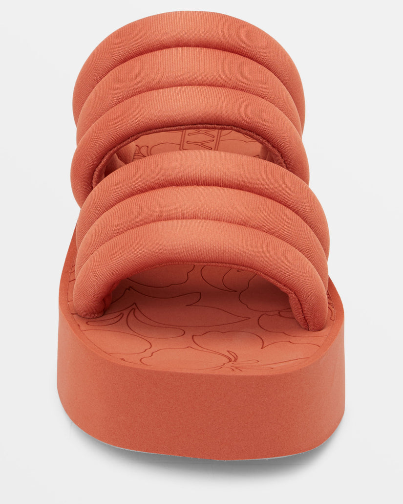 Totally Tubular Slide Sandals - Rust
