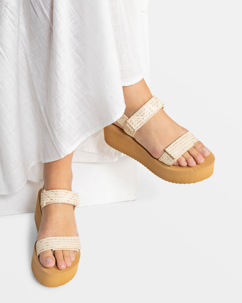 Salty Sun Platform Sandals - Tan