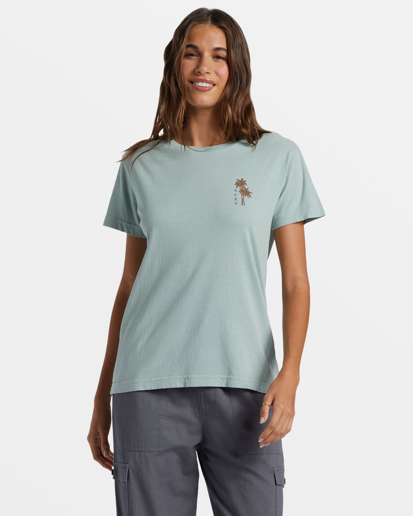 Palm Springs Boyfriend T-Shirt - Blue Surf