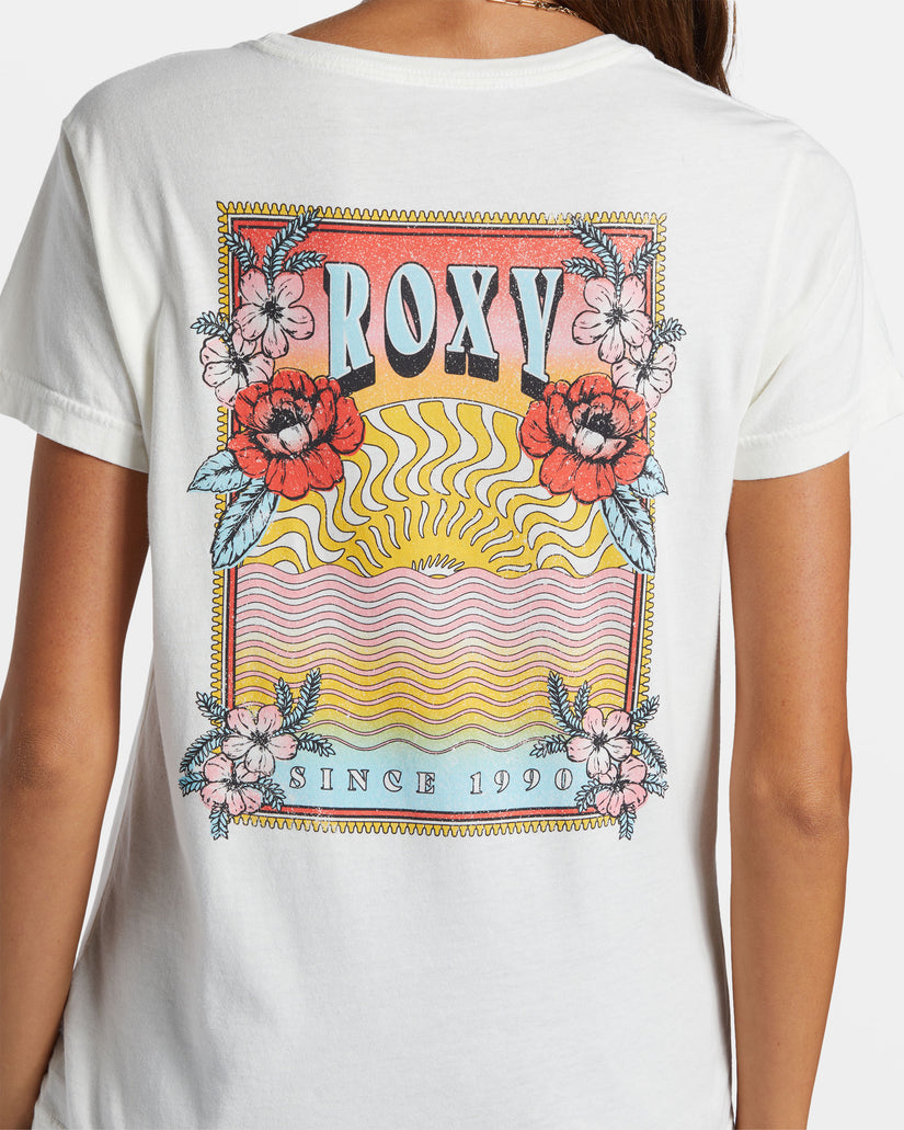 Iconic Sun Boyfriend T-Shirt - Snow White